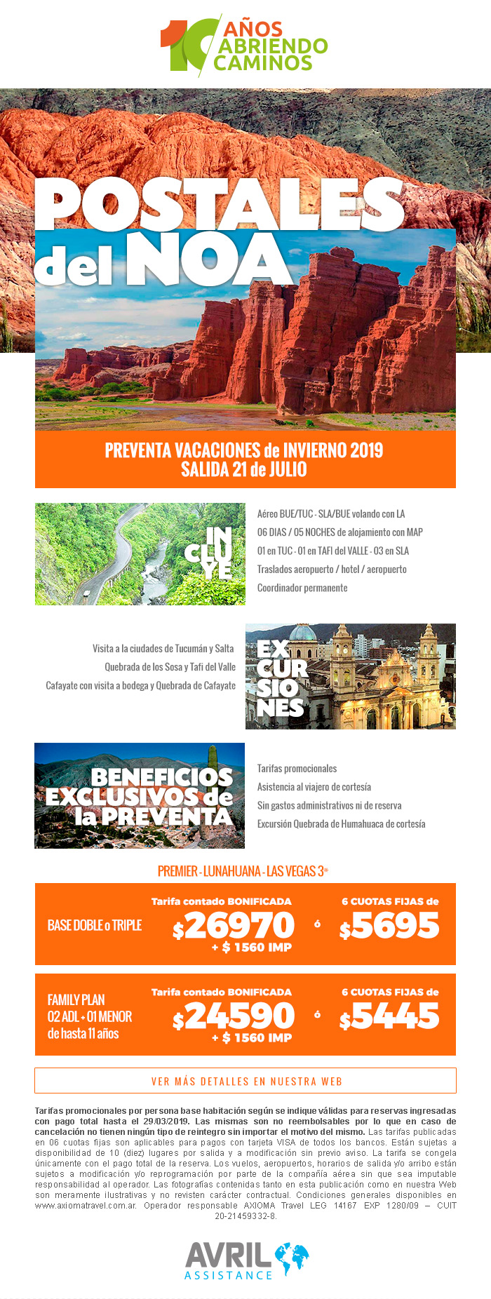 ver más detalles en www.axiomatravel.com.ar